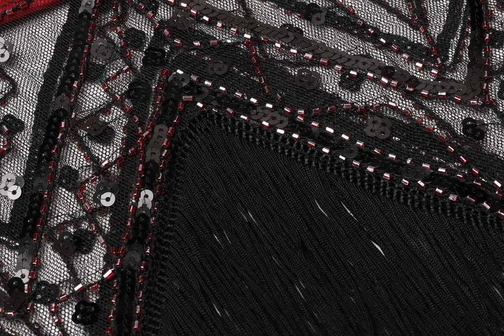 1920s Sequined Fringe Dress: timeless style reimagined