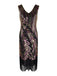 1920s Sequined Tassels Flapper Dress, classic 1920s style elegant retro fashion - Image 12