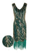 1920s Sequined Tassels Flapper Dress, classic 1920s style elegant retro fashion - Image 6