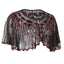 1920s Shawl Beaded Sequin Flapper Cape - vintage fashion, retro style