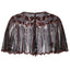 1920s Shawl Beaded Sequin Flapper Cape - vintage fashion, retro style