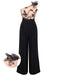 1930s Oneshoulder Lace Butterfly Jumpsuit | 1930s | vintage romper, retro jumpsuit