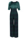 1930s Plaid Patchwork Puff Jumpsuit | 1930s | vintage romper, retro jumpsuit