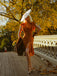 1930s Ruffle Lace-up Fishtail Dress: timeless style reimagined