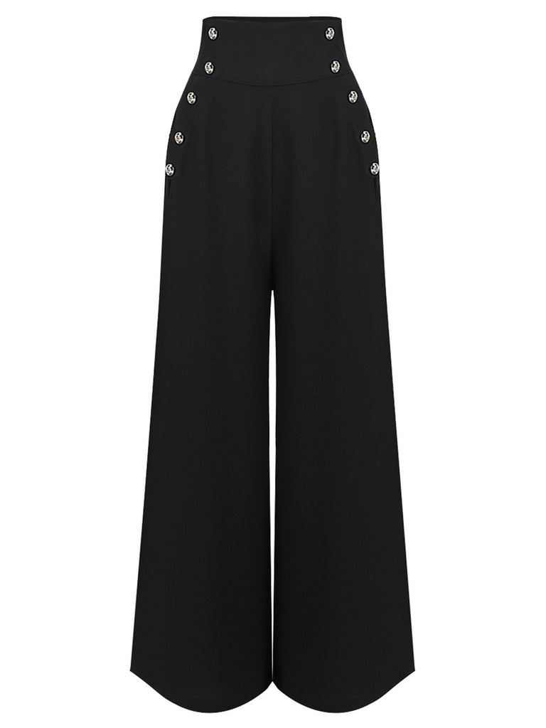 1930s Solid Suspender Pants | 1930s | vintage fashion, retro style