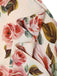 1940s Rose V-Neck Long Sleeves Dress — vintage elegance for the modern woman