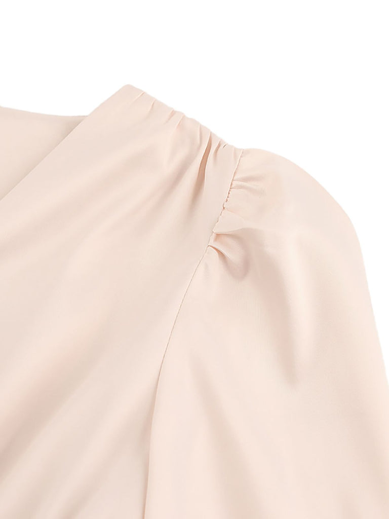 1940s Solid Silk Buttoned Tea | 1940s | vintage dress, retro fashion