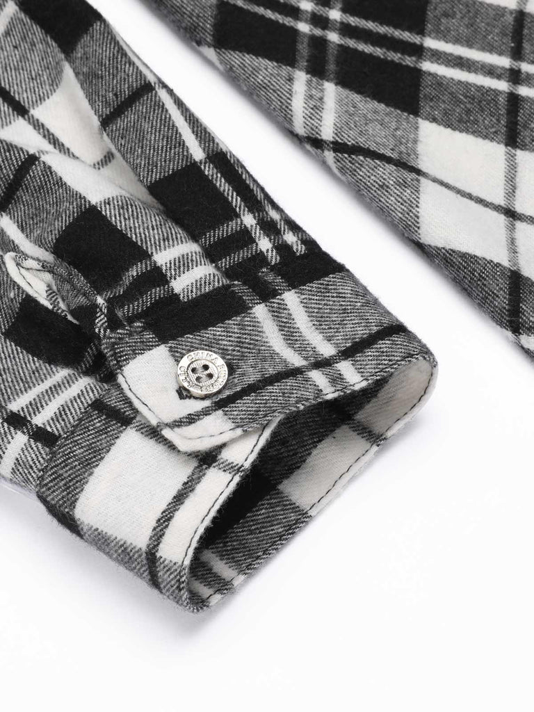 1950s 3/4 Sleeve Plaid Belt Dress: timeless style reimagined