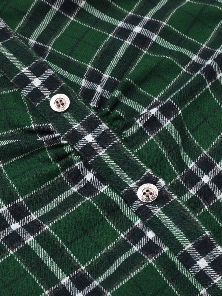 1950s 3/4 Sleeve Plaid Belt Dress — vintage elegance for the modern woman