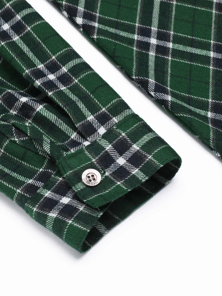 1950s 3/4 Sleeve Plaid Belt Dress: timeless style reimagined