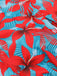 Close-up: 1950s 1950s Bow Tie Floral Cross Straps 