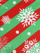 1950s Christmas Patchwork V-neck Dress: timeless style reimagined