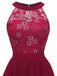 1950s Floral Lace Swing Dress, classic vintage style elegant retro fashion - Image 13