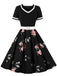 1950s Floral Patchwork Swing Dress: timeless style reimagined