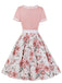 1950s Floral Patchwork Swing Dress — vintage elegance for the modern woman