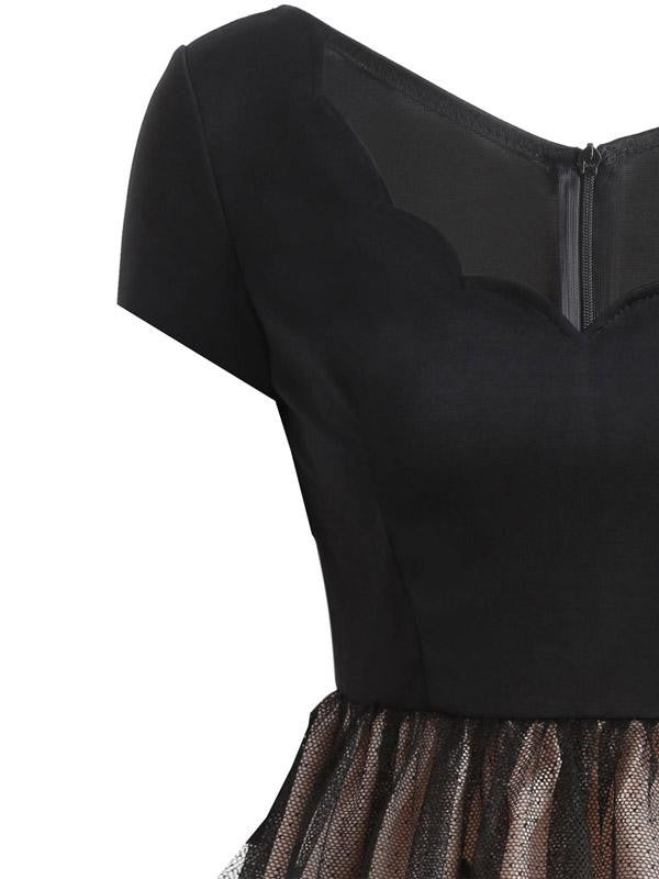 1950s Floral Patchwork Swing Dress: timeless style reimagined