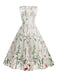 1950s Flower Gauze Sleeveless Swing Dress — vintage elegance for the modern woman