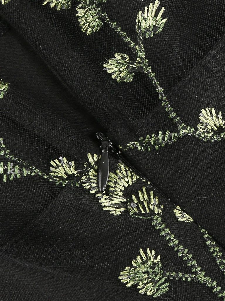 1950s Flower Gauze Sleeveless Swing Dress — vintage elegance for the modern woman