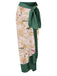 1950s Flowers Lace up Wrap Cover-up - vintage fashion, retro style