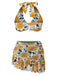 1950s Halter Ping Pong Floral Swimsuit — vintage elegance for the modern woman