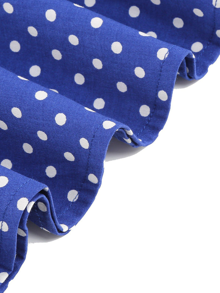 1950s Halter Polka Dot Swing Dress: timeless style reimagined