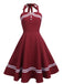 1950s Halter Swing Dress: timeless style reimagined