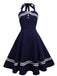 1950s Halter Swing Dress: timeless style reimagined