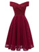 1950s Lace Floral Swing Dress: timeless style reimagined