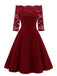 1950s Lace Off Shoulder Dress — vintage elegance for the modern woman