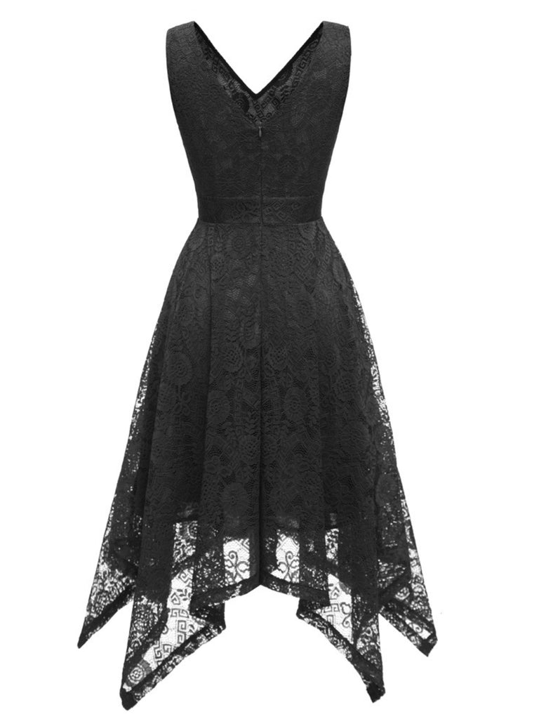 1950s Lace Pointed Hem Swing Dress — vintage elegance for the modern woman