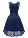 1950s Lace V Neck Bow Dress — vintage elegance for the modern woman