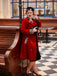 1950s Leopard Patchwork Button Coat: timeless style reimagined
