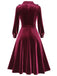 1950s Long Seelve Velvet Swing Dress — vintage elegance for the modern woman