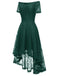 1950s Off-shoulder Floral Lace Dress: timeless style reimagined