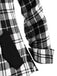 1950s Plaid Pocket Hooded Zipper Tops - vintage fashion, retro style