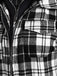 1950s Plaid Pocket Hooded Zipper Tops - vintage fashion, retro style