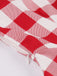 Red White 1950s Pockets Plaid Dress: timeless style reimagined