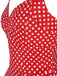 1950s Polka Dot Halter Swing Dress: timeless style reimagined