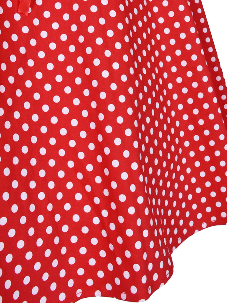 1950s Polka Dot Halter Swing Dress — vintage elegance for the modern woman