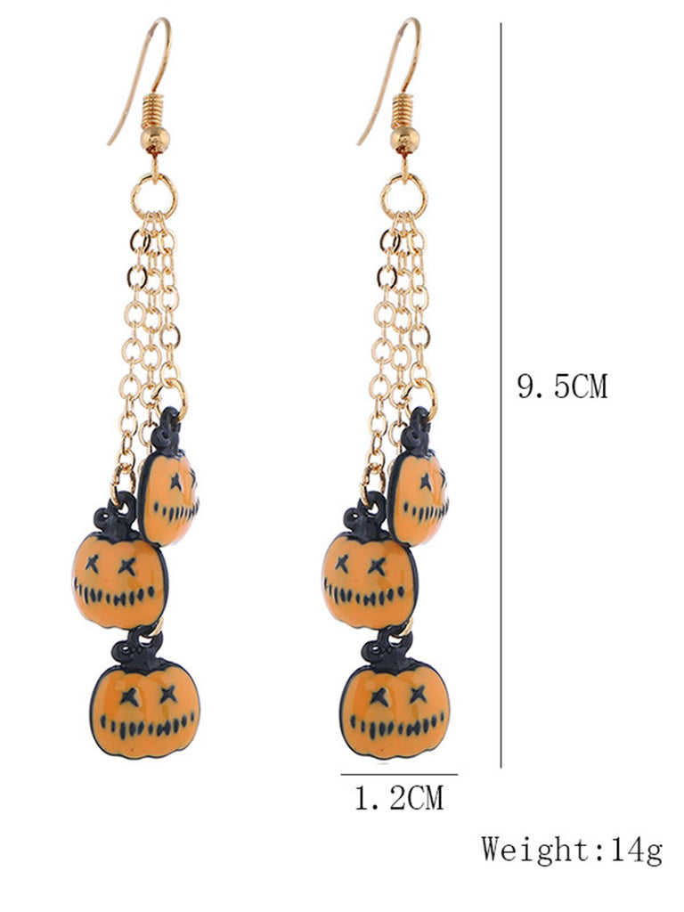 1950s Pumpkin Halloween Earring — vintage elegance for the modern woman