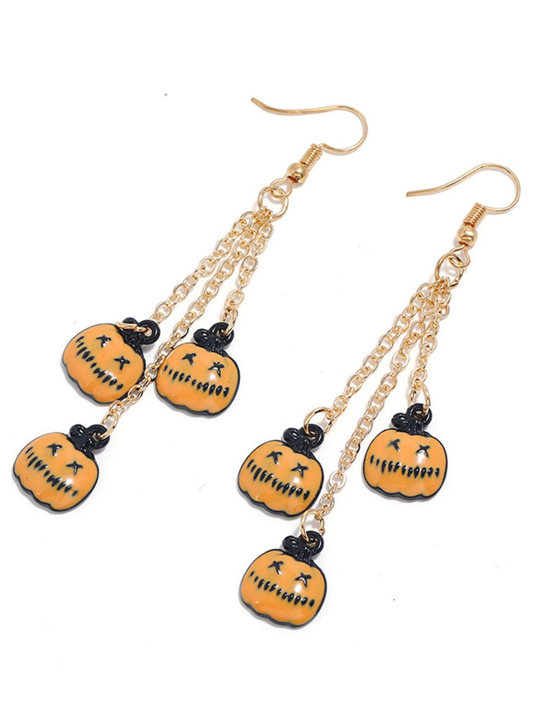 1950s Pumpkin Halloween Earring: timeless style reimagined