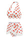 1950s Retro Polka Dots Bikini Set & Apron — vintage elegance for the modern woman