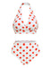 1950s Retro Polka Dots Bikini Set & Apron: timeless style reimagined