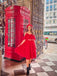 1950s Ruffle Tassel Feather Solid Dress — vintage elegance for the modern woman