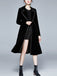 1950s Solid Patchwork Velvet Coat: timeless style reimagined