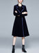 1950s Solid Patchwork Velvet Coat: timeless style reimagined