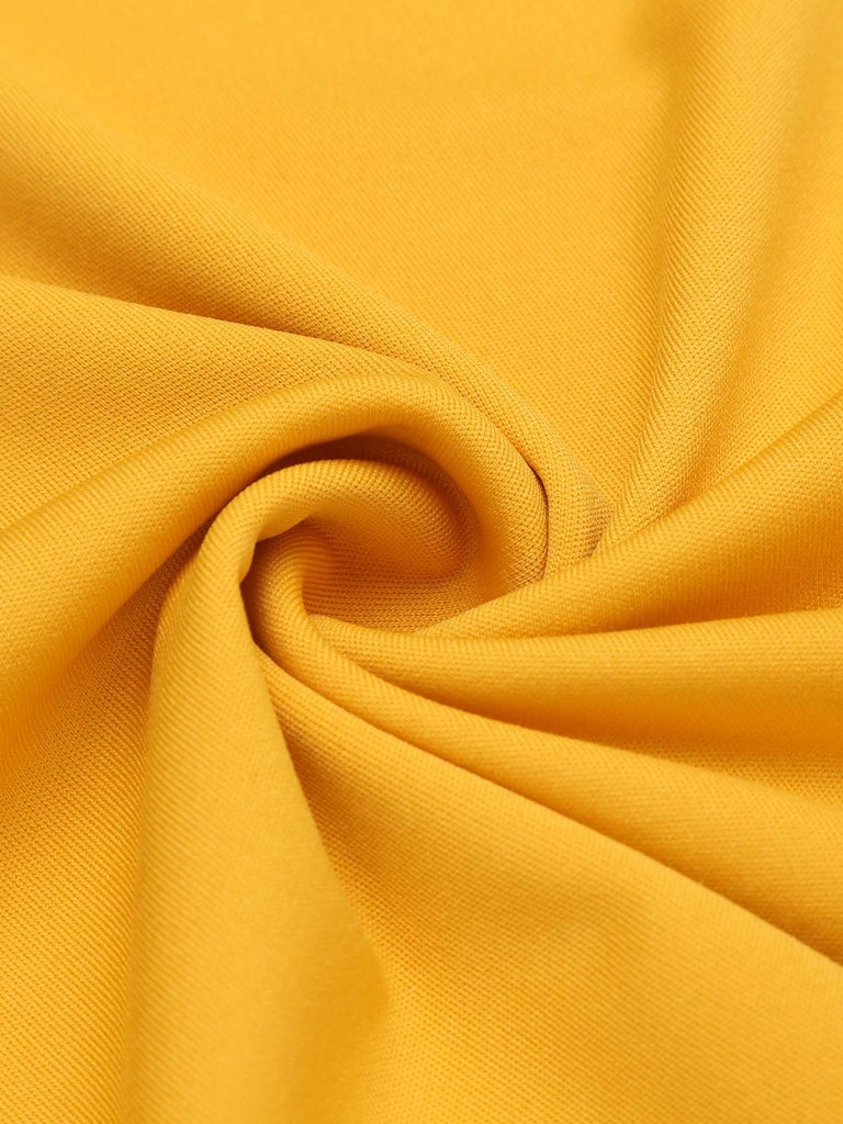 1950s Solid Swing Dress, classic 1950s style elegant retro fashion - Image 4