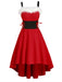 1950s Strap Furry Lace Up Dress: timeless style reimagined