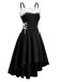 1950s Strap Furry Lace Up Dress — vintage elegance for the modern woman