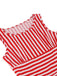 1950s Stripe Crew Neck Swing Dress, vintage dress, retro fashion, rockabilly, pin-up fashion - perfect for women who love vintage and retro fashion